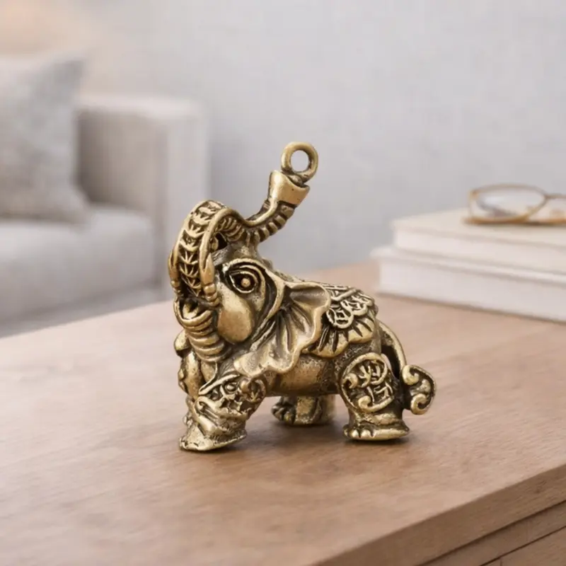 Retro Μπρούτζινος Ελέφαντας