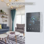 WiFi Έξυπνος θερμοστάτης για εξοπλισμό θέρμανσης νερού Οθόνη LCD Πλήκτρα αφής Εφαρμογή Τηλεχειριστήριο