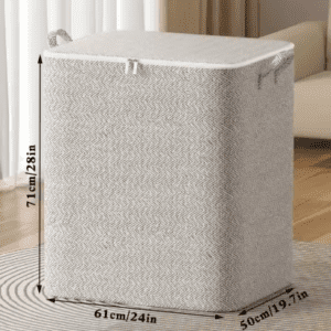 1 τεμάχιο Μεγάλης χωρητικότητας τσάντα αποθήκευσης για οικιακή χρήση από μη υφασμένο υλικό, οργανωτής ντουλάπας που μπορεί να χρησιμοποιηθεί για παπλώματα, ρούχα, παιχνίδια