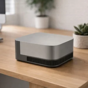 Αλουμινένια Βάση με Κουμπί Τροφοδοσίας και Σύστημα Ψύξης Mac Mini M4