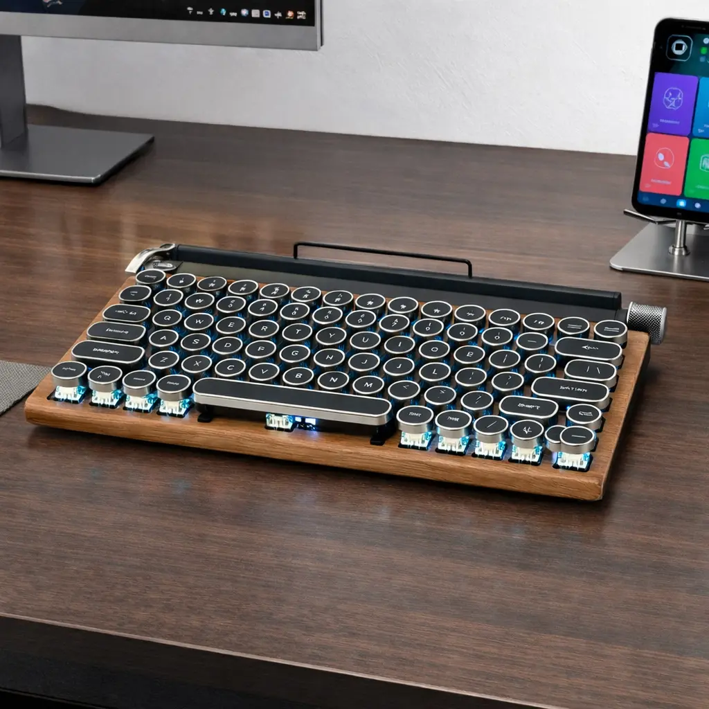 Ασύρματο Bluetooth Μηχανικό Πληκτρολόγιο