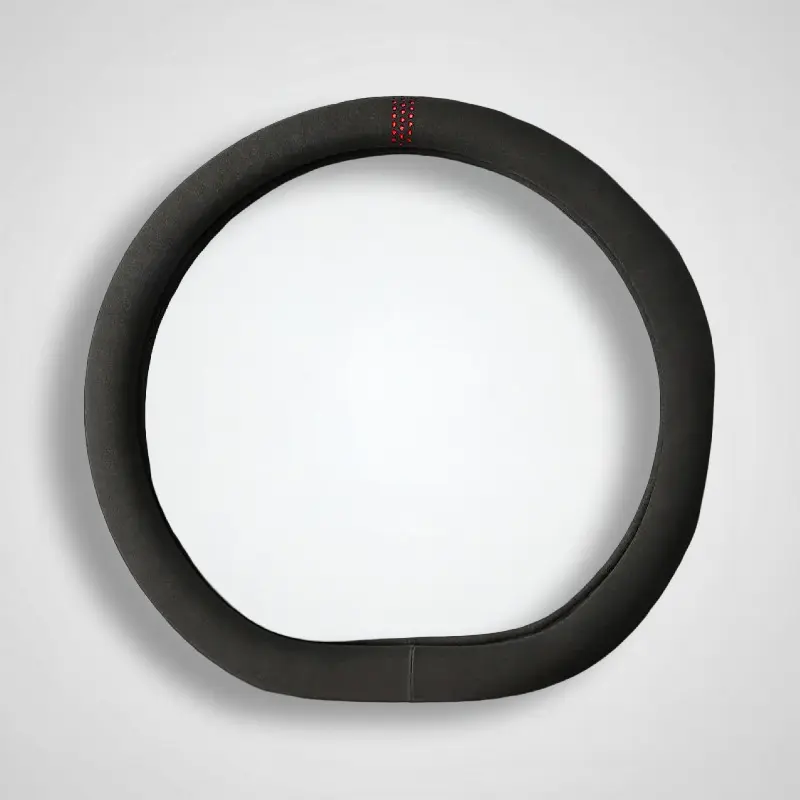 Κάλυμμα Τιμονιού Αυτοκινήτου Suede Κόκκινο