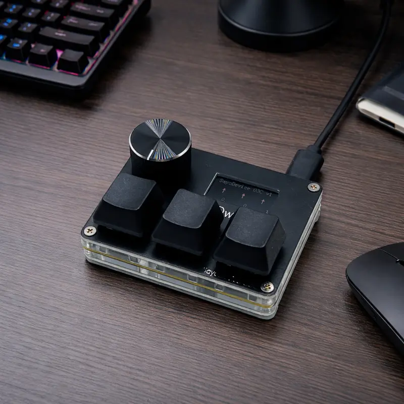 Μαγνητικό Πληκτρολόγιο με Knob & Οθόνη