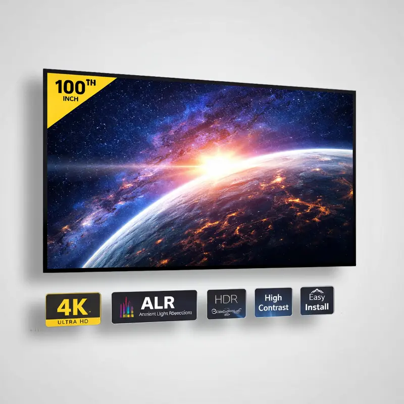 Οθόνη Τοίχου Προβολής ALR Projector 100''